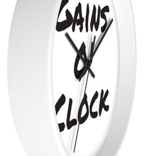 Load image into Gallery viewer, Gains O&#39; Clock Wall Clock
