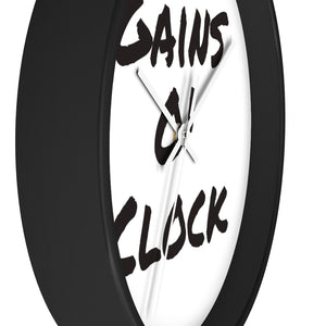 Gains O' Clock Wall Clock