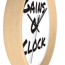 Load image into Gallery viewer, Gains O&#39; Clock Wall Clock
