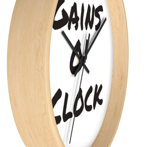 Gains O' Clock Wall Clock