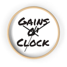 Load image into Gallery viewer, Gains O&#39; Clock Wall Clock
