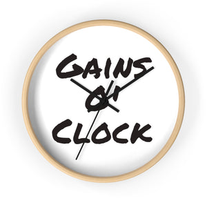 Gains O' Clock Wall Clock