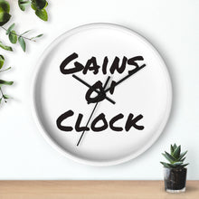 Load image into Gallery viewer, Gains O&#39; Clock Wall Clock
