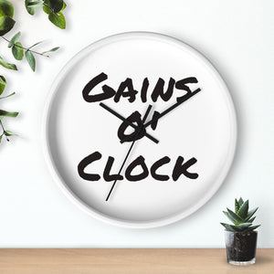 Gains O' Clock Wall Clock