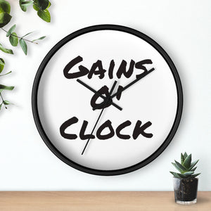 Gains O' Clock Wall Clock