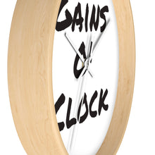 Load image into Gallery viewer, Gains O&#39; Clock Wall Clock
