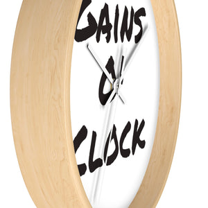 Gains O' Clock Wall Clock