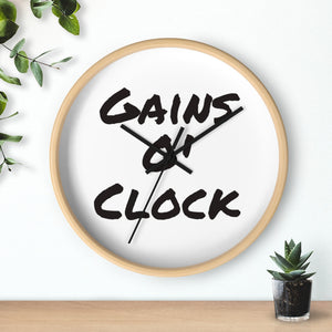 Gains O' Clock Wall Clock