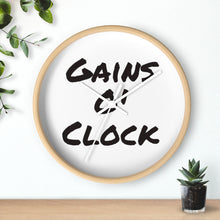 Load image into Gallery viewer, Gains O&#39; Clock Wall Clock
