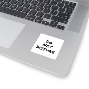 Do Not Disturb Square Stickers